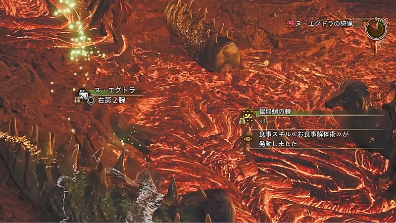 モンハンワイルズ 解体術 食事スキル検証