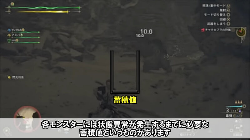 モンハンワイルズ 状態異常の検証